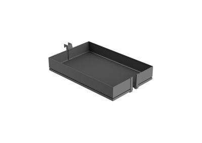КОМПЛЕКТ ПВ Юбокс, Диспенса 90° 300 мм, H 1900-2300, Арена ПЬЮР, 4 полки + 2 Юбокс, цвет АНТРАЦИТ Kessebohmer | официальный магазин